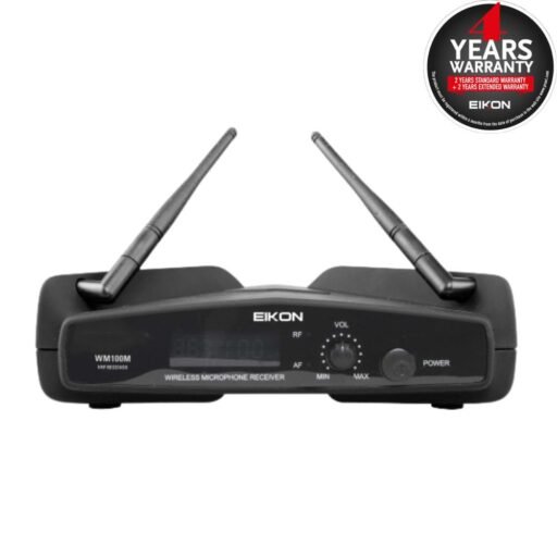 Alternative view of EIKON WM100M VHF wireless handheld microphone system