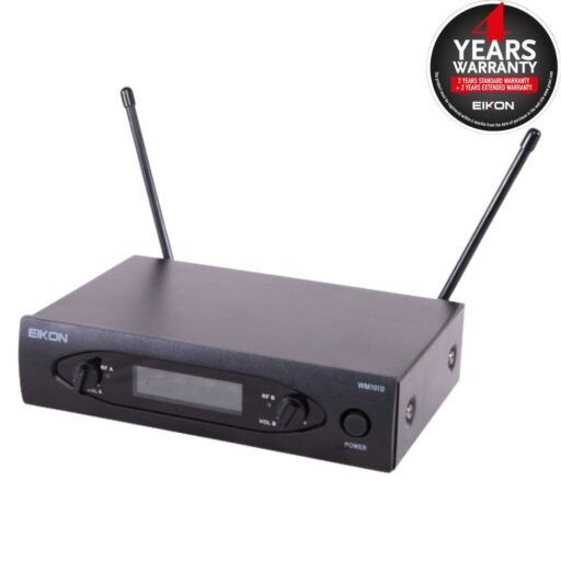 Alternative view of EIKON WM101DHV2 Dual channel UHF wireless belt-pack microphone