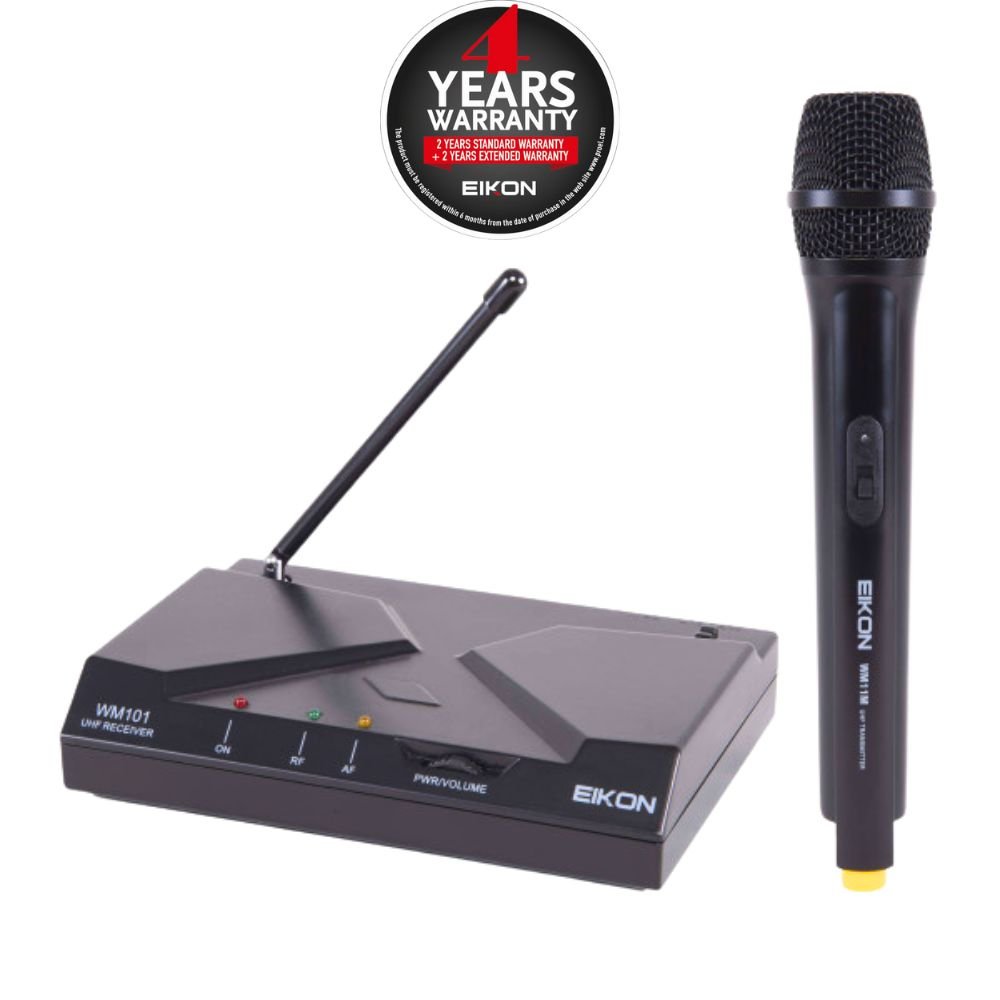 EIKON WM101MV2 UHF Wireless Handheld Microphone System