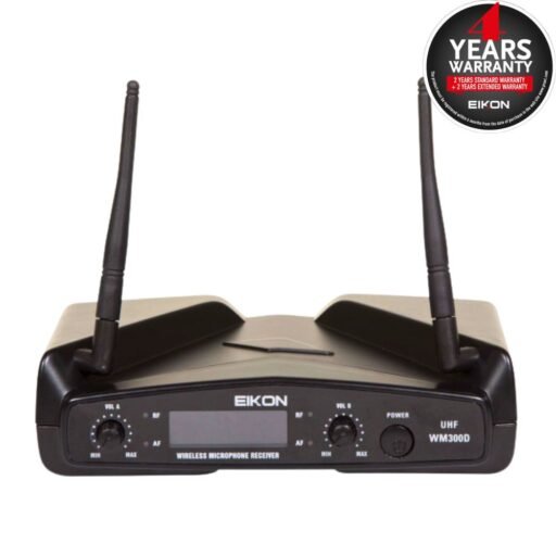 Alternative view of Eikon Audio WM300DH Dual channel UHF wirless belt-pack microphone system