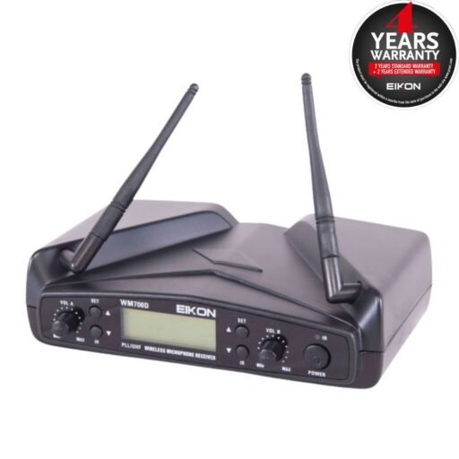 Alternative view of EIKON WM700DKIT Dual channel PLL UHF Wireless Handheld/belt-pack Microphone