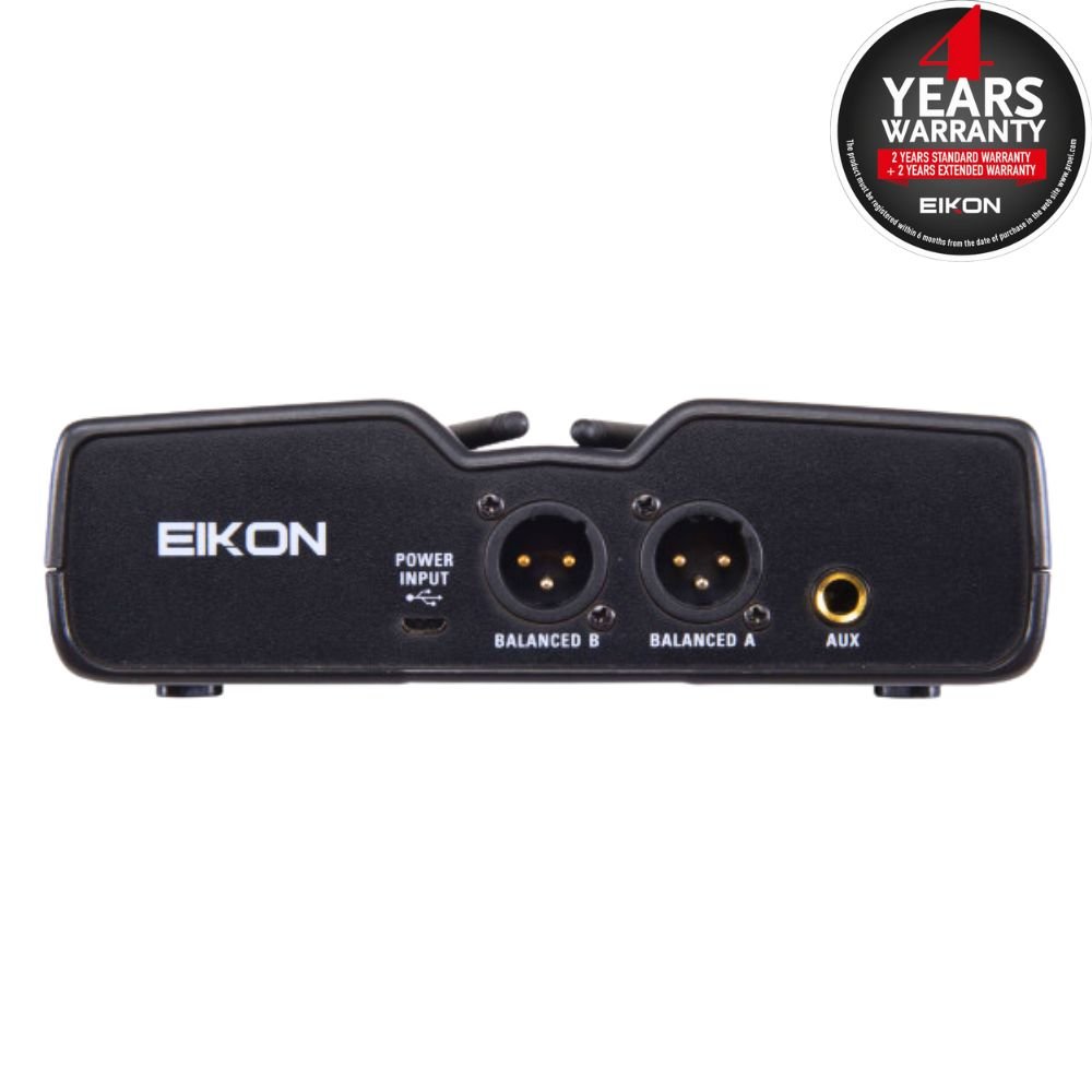 EIKON WM700DKIT Dual channel PLL UHF Wireless Handheld/belt-pack Microphone - Image 3