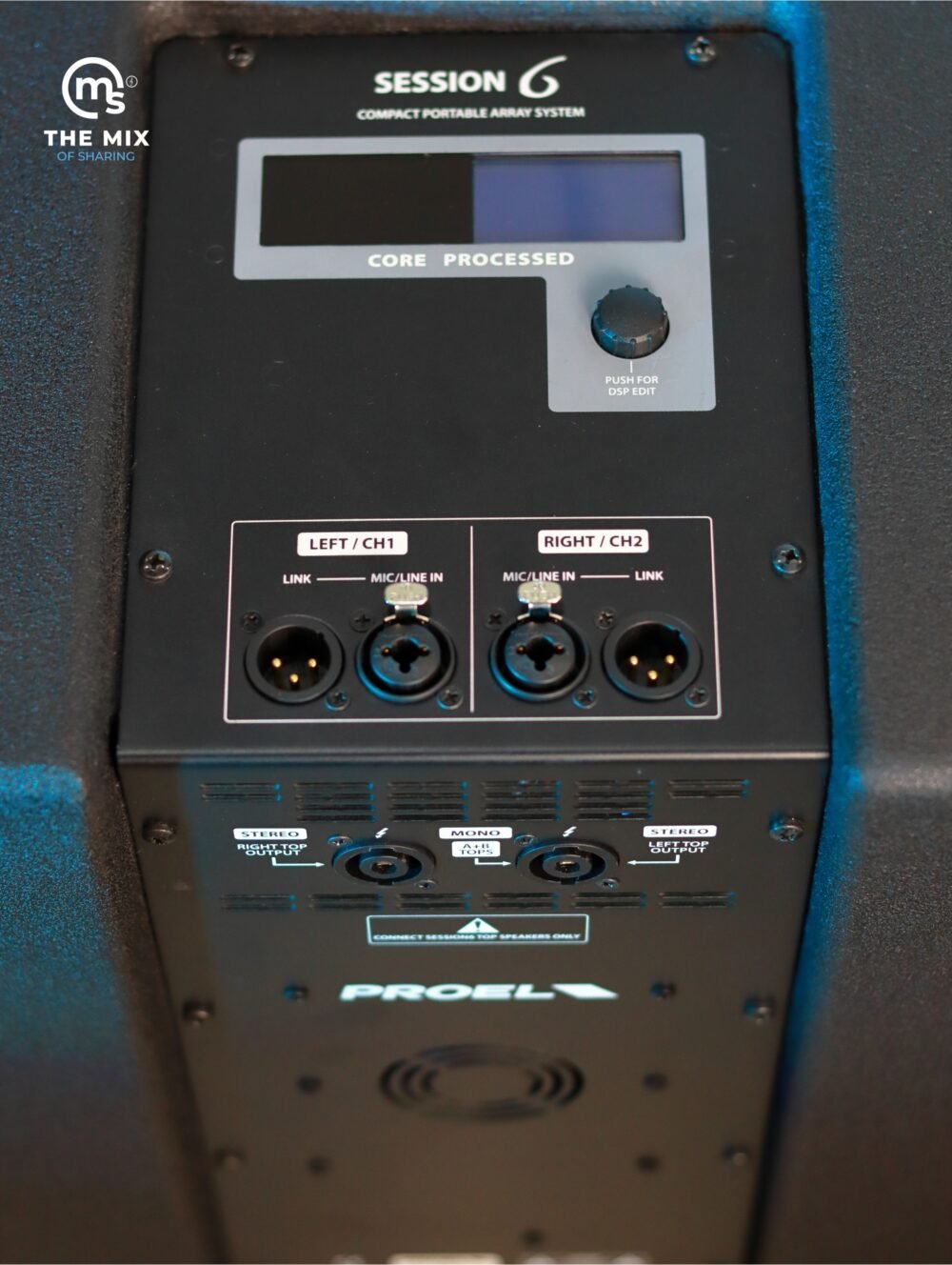 PROEL SESSION6 Compact 2400W 3-channel column speaker with bluetooth PA system - Image 13