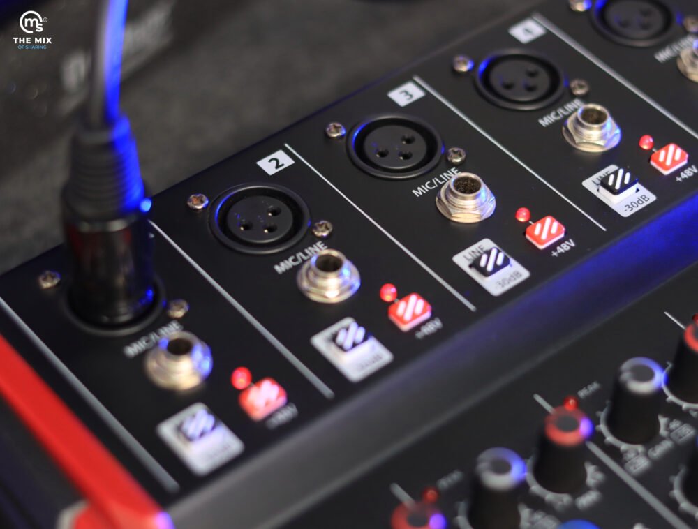 PROEL PLAYMIX 10 Audio Mixer with Player, Recorder and Effects - Image 8