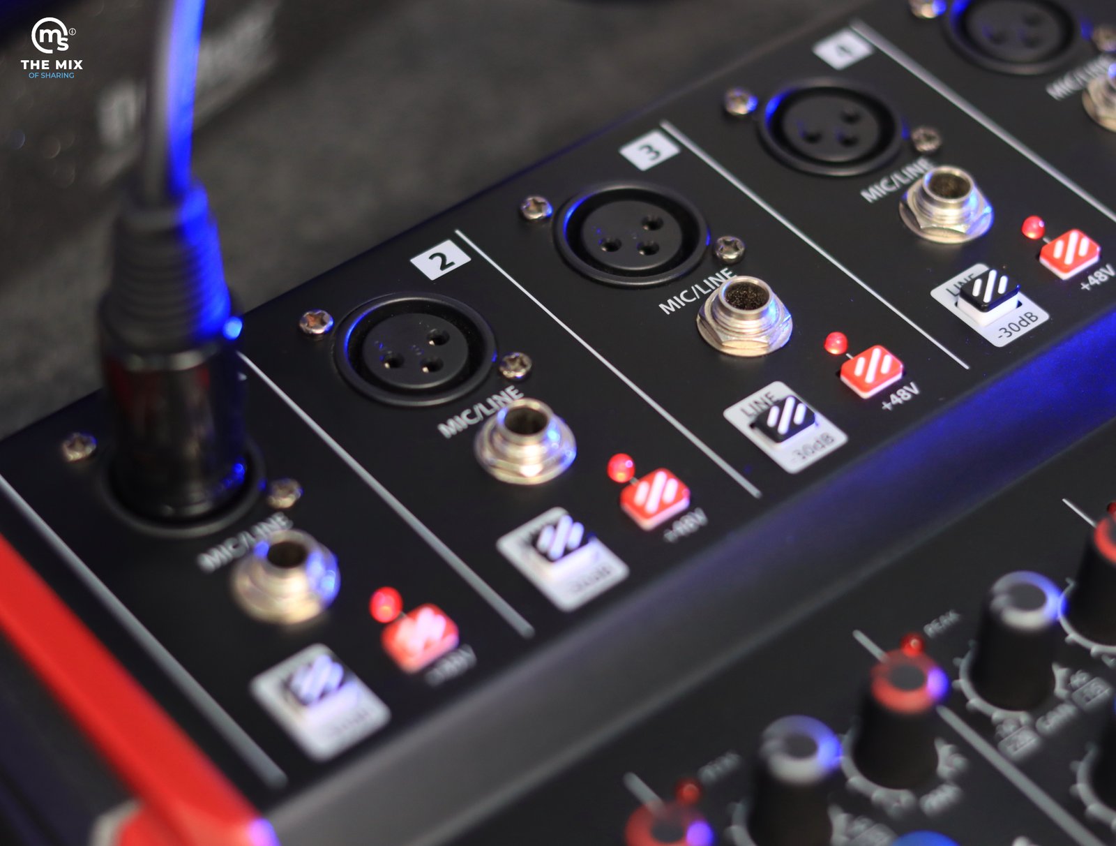 PROEL PLAYMIX 10 Audio Mixer with Player, Recorder and Effects - Image 8