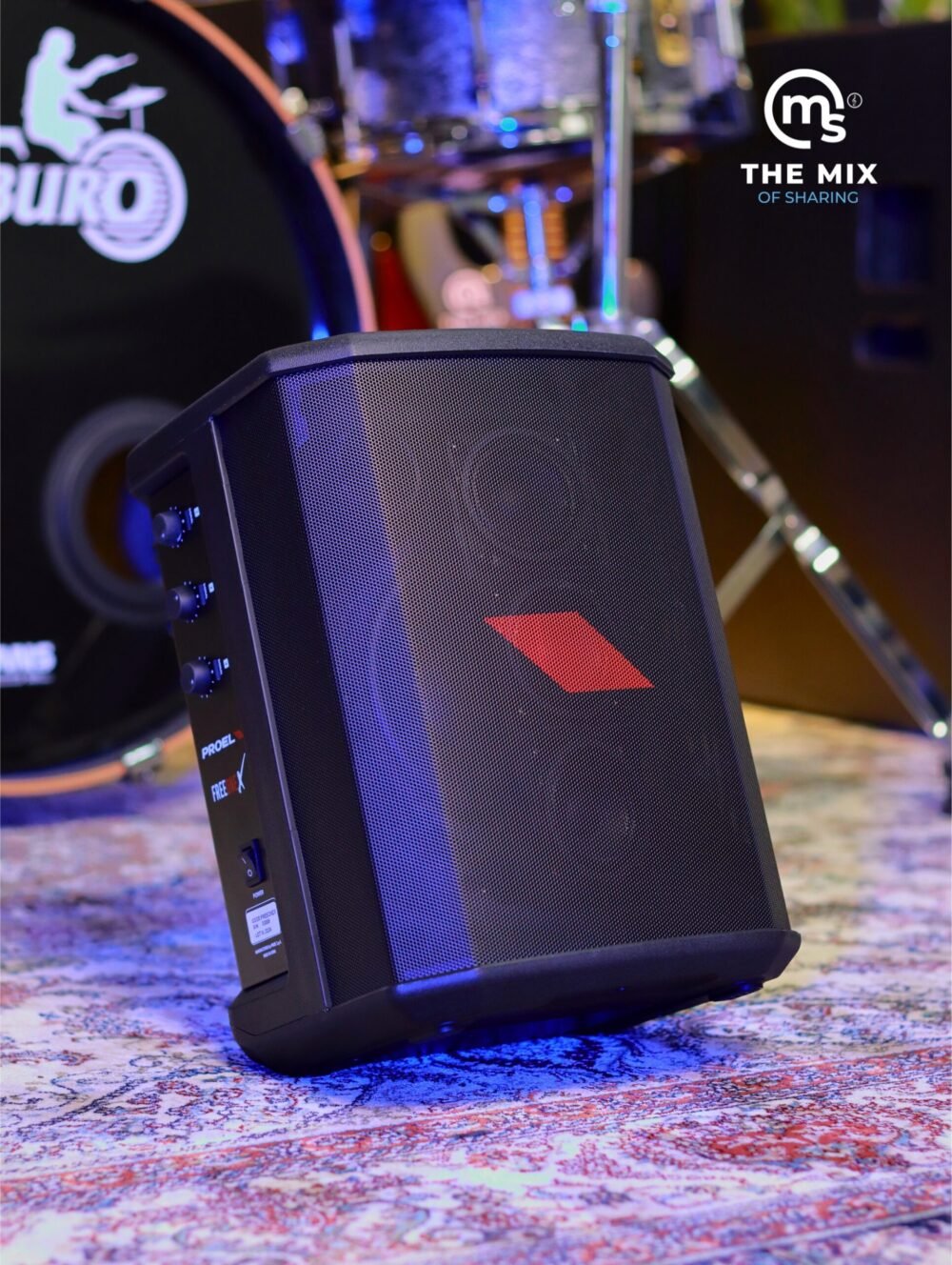 Alternative view of PROEL FREEONEX All-in-one battery powered personal PA with bluetooth