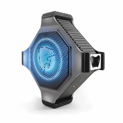 EcoXgear EcoEdge+ Waterproof blueooth speaker with RGB lights (Grey)
