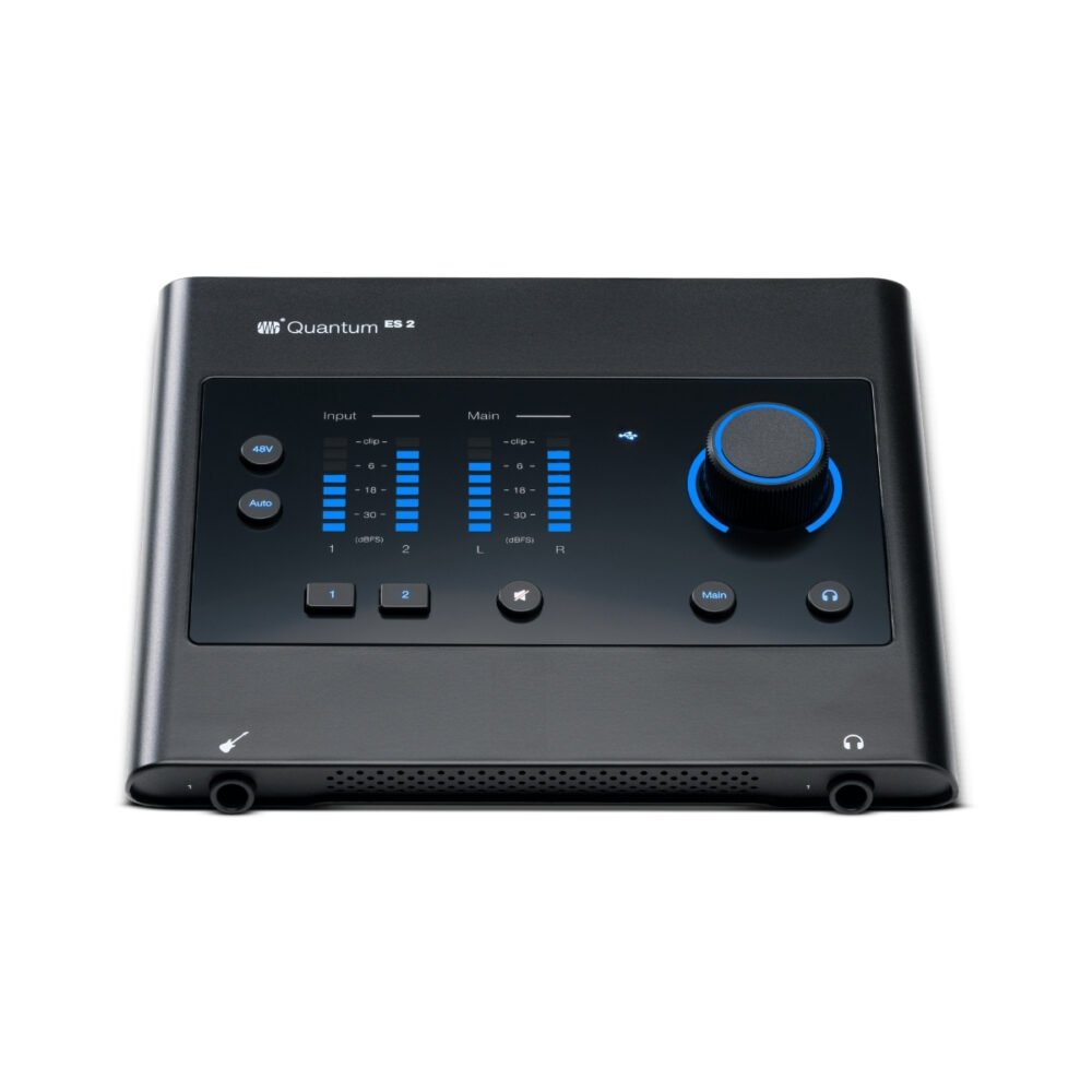PreSonus Quantum ES 2 ក្តាសំឡេងប្រើ USB-C ​សហការផលិតដោយ Fender