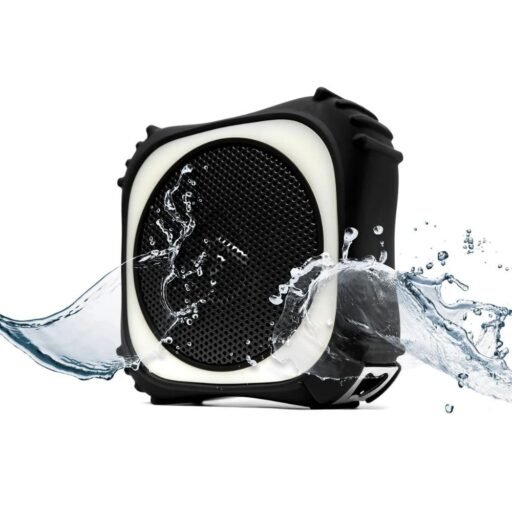 Alternative view of EcoXgear EcoEdge Pro Waterproof Battery Bluetooth Speaker with LED Light (Black)