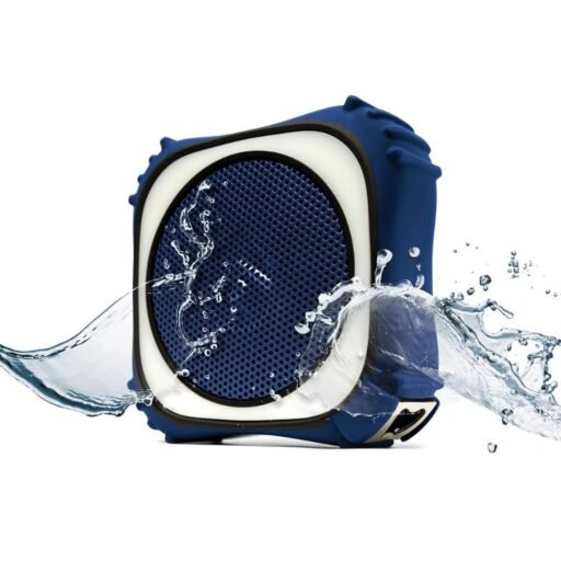 Alternative view of EcoXgear EcoEdge Pro Waterproof Battery Bluetooth Speaker with LED Light (Blue)