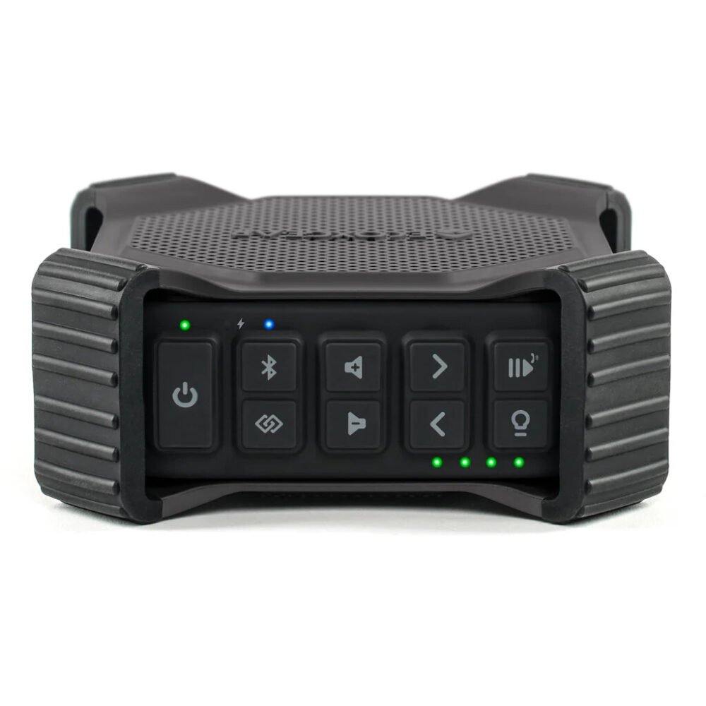 EcoXgear EcoEdge+ Waterproof blueooth speaker with RGB lights (Grey) - Image 7