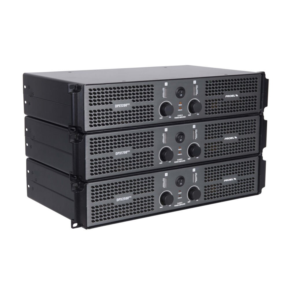 PROEL DPX1200PFC Class D 1200 Watts Power BRIDGE 8 ohm Amplifier with SMPS and PFC - Image 4