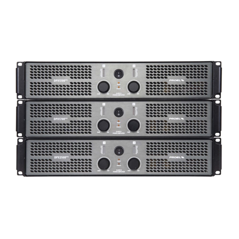 PROEL DPX1200PFC Class D 1200 Watts Power BRIDGE 8 ohm Amplifier with SMPS and PFC - Image 5