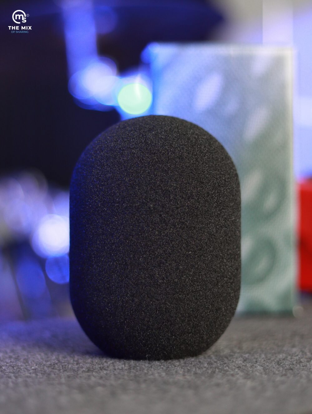 Alternative view of Neumann WS 87 Windscreen - Acoustic Foam Black Color