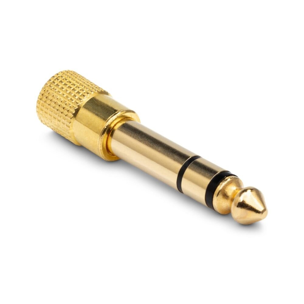Hosa Headphone Adaptor 3.5 mm TRS to 1/4 in TRS