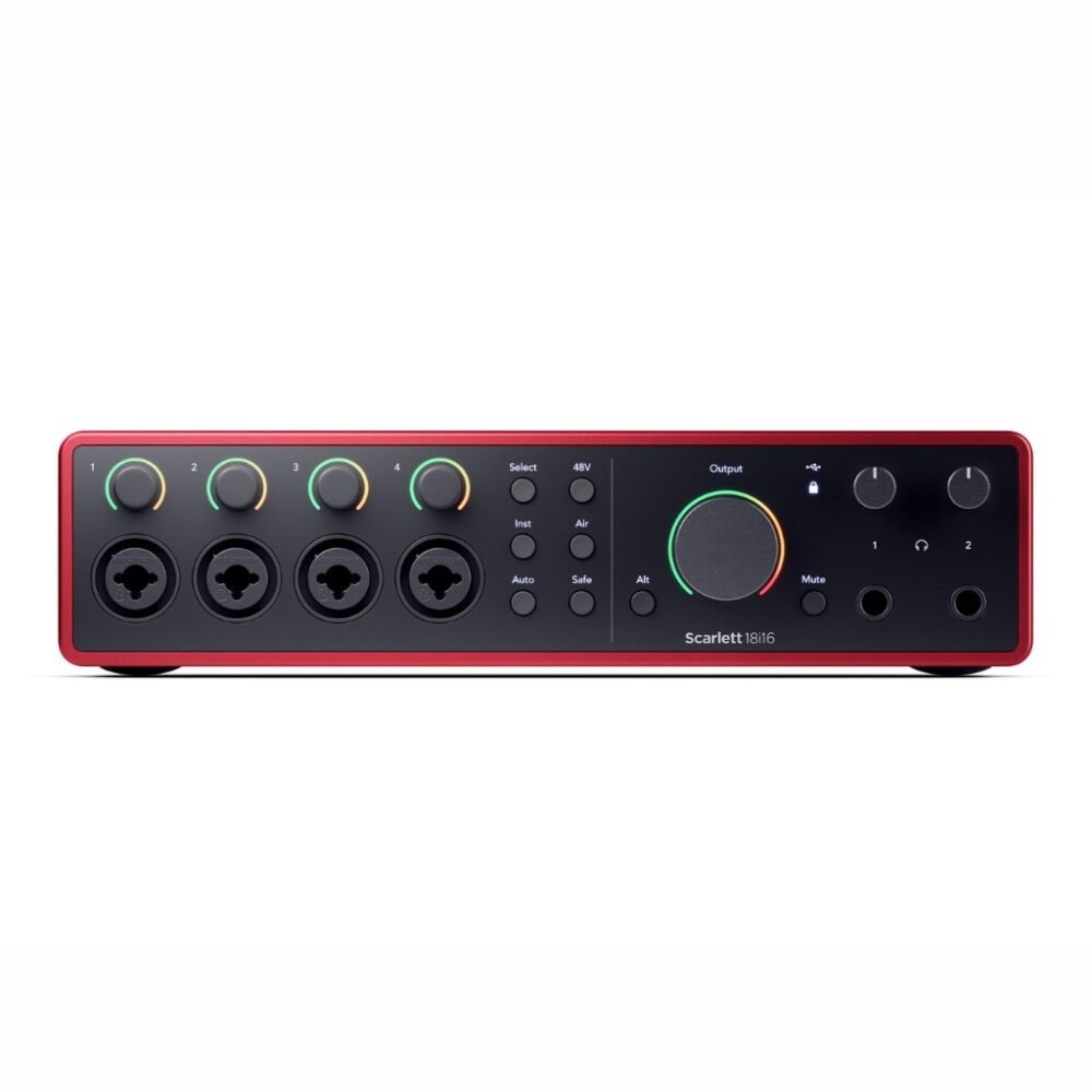 Focusrite Scarlett 18i6 4th Gen USB-C Audio Interface