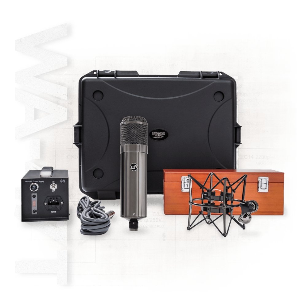 Alternative view of Warm Audio WA-47T Titanium Tube Microphone