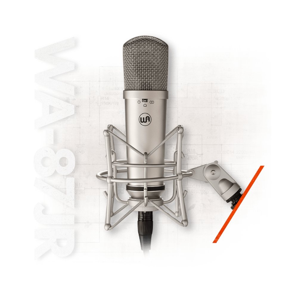 Warm Audio WA-87jr-Nickel Large-Diaphragm Fet Condenser Microphone