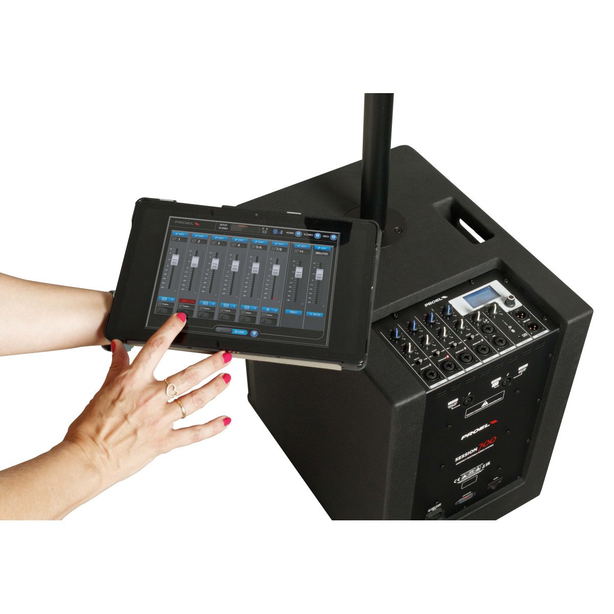 PROEL SESSION700 Compact Portable Column Array Speaker - Image 6