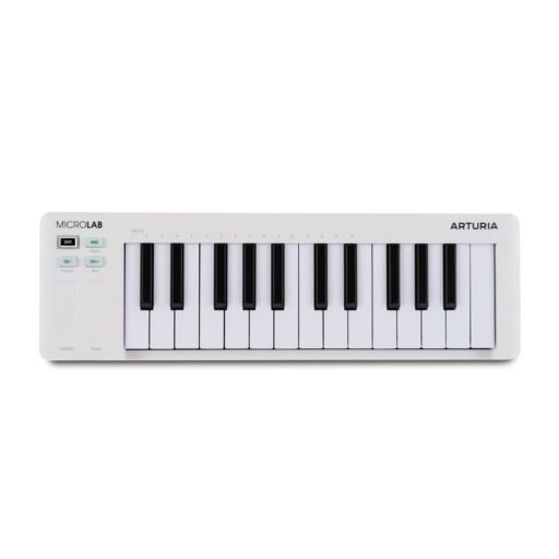 Arturia Microlab MK3 Keyboard Midi Controller - white