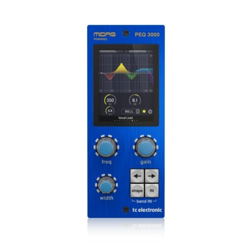 Alternative view of TC electronic PEQ 3000 - Versatile 2x12 Midas EQ