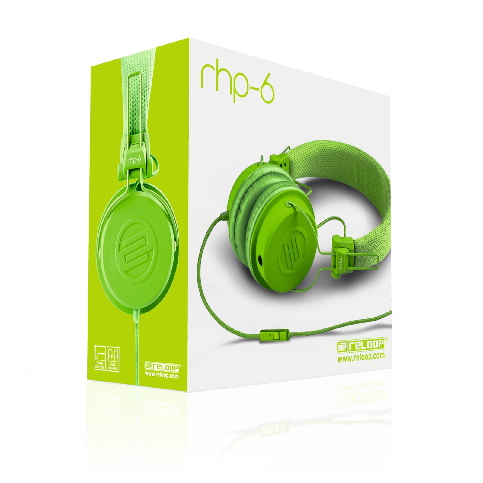 Reloop RHP-6 Green Outstanding Sound DJ Headphone - Image 2