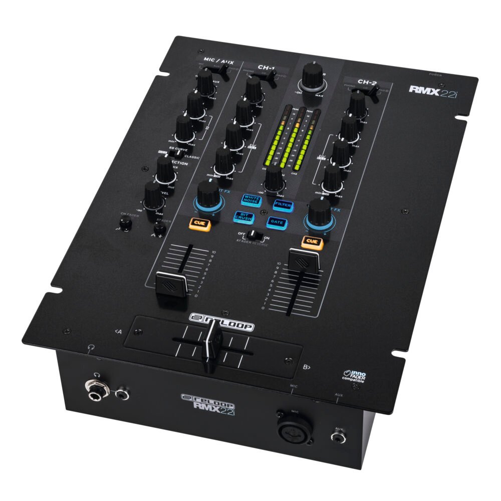 Alternative view of Reloop RMX-22i Digital FX Mixer with iPad Split Connection