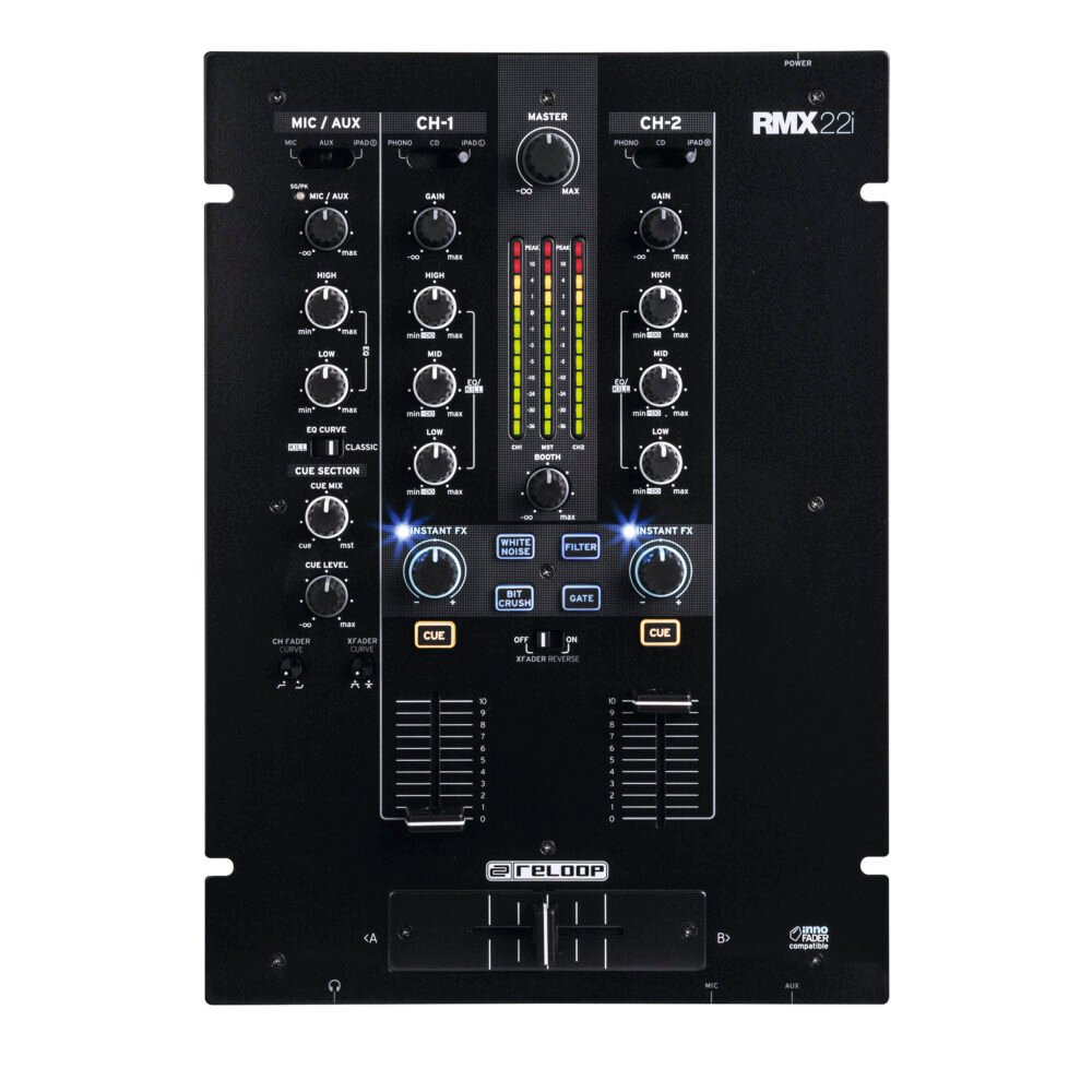Reloop RMX-22i Digital FX Mixer with iPad Split Connection