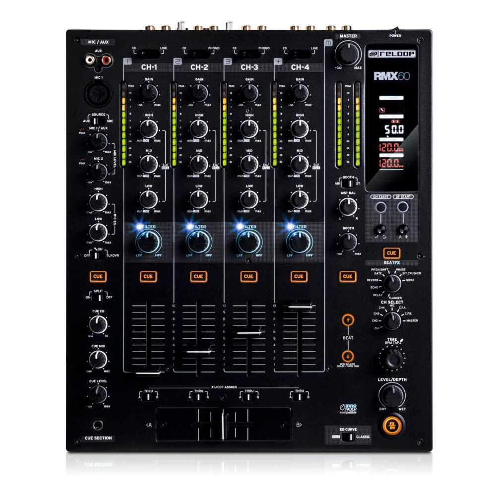 Reloop RMX-60 Digital 4+1 Channel Digital Club Mixer