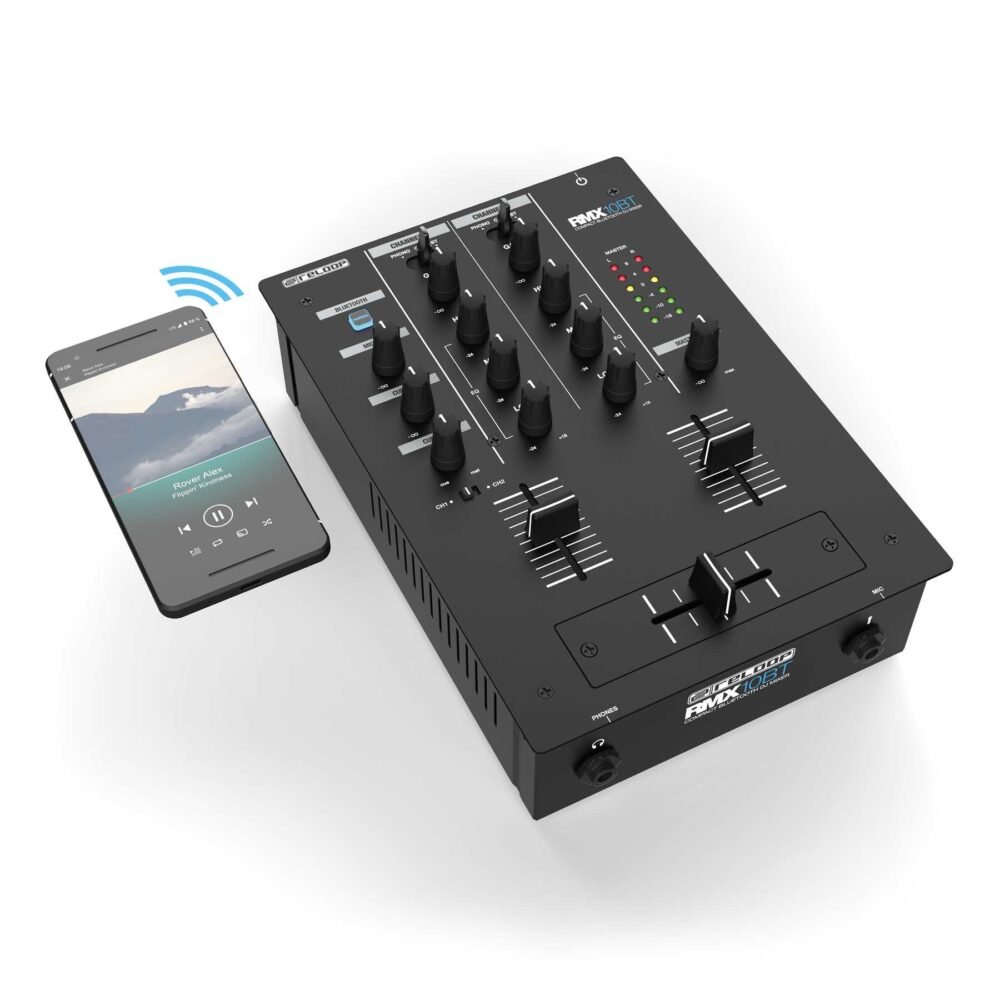 Alternative view of Reloop RMX-10 BT Compact Bluetooth DJ Mixer