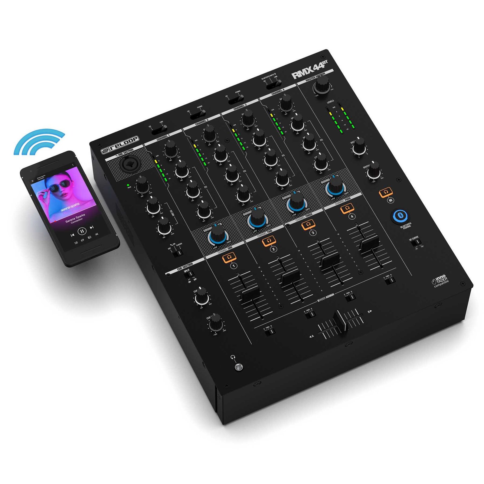 Reloop RMX-44 BT 4-channel Bluetooth DJ Club Mixer - Image 7