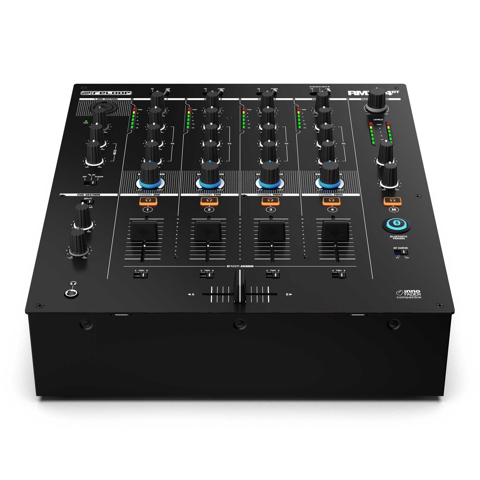 Reloop RMX-44 BT 4-channel Bluetooth DJ Club Mixer - Image 4