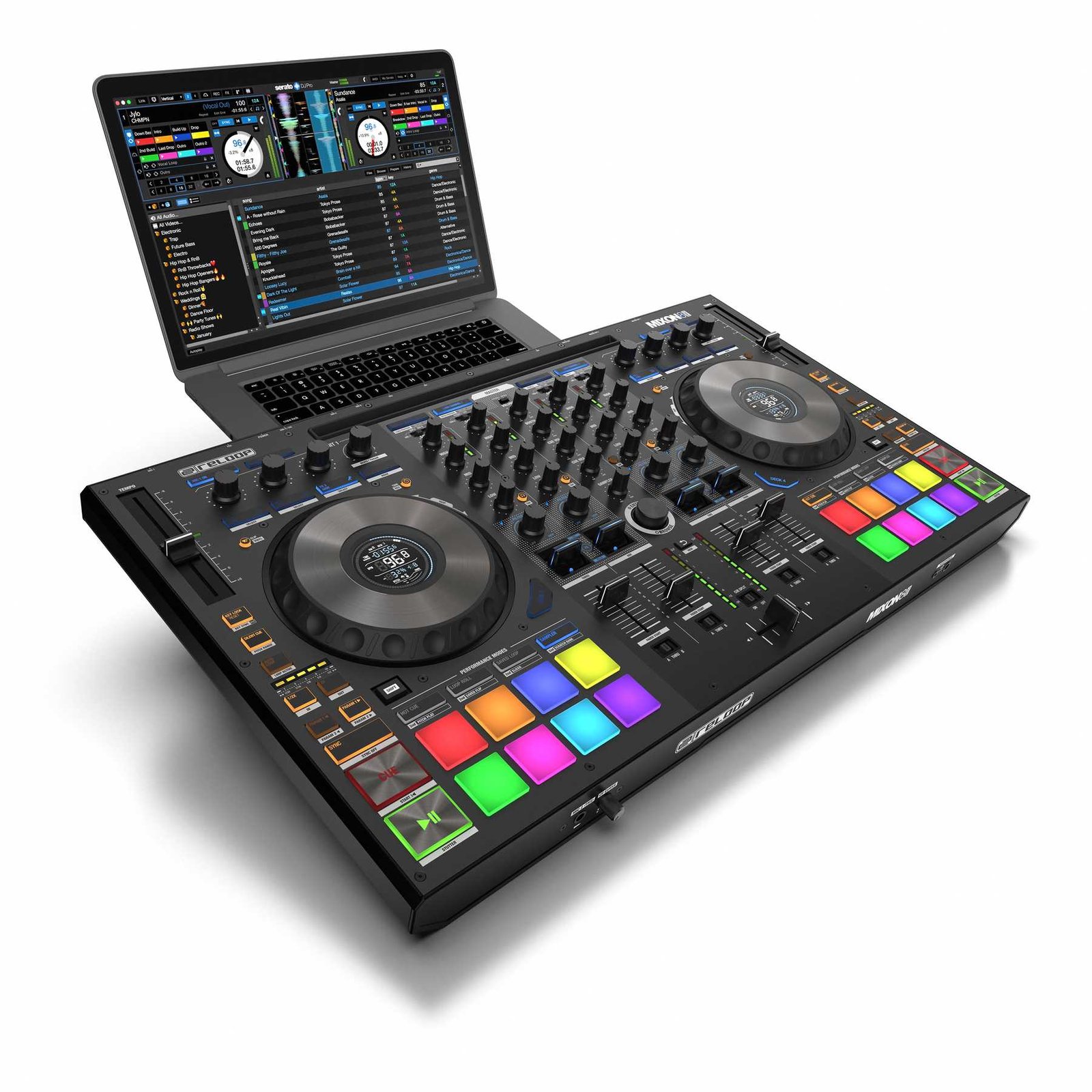 Reloop Mixon 8 Pro 4-channel Professional Hybrid Dj Controller for Serato DJ Pro & Algoriddim Djay Pro - Image 3