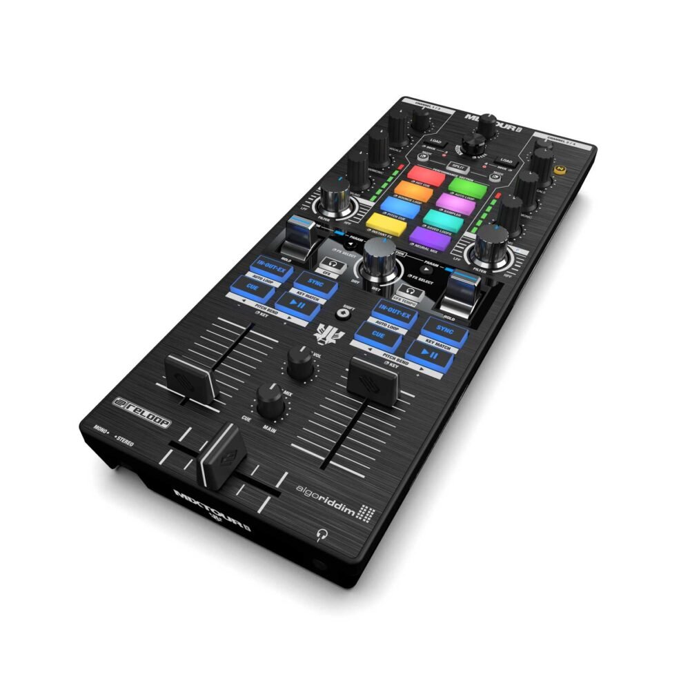 Alternative view of Reloop Mixtour Pro Portable Performance 4-Deck All-In-One DJ Controller