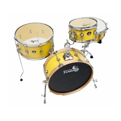 Alternative view of Tamburo GIG Pro Series Compact 4-piece Drum Set - Yellow