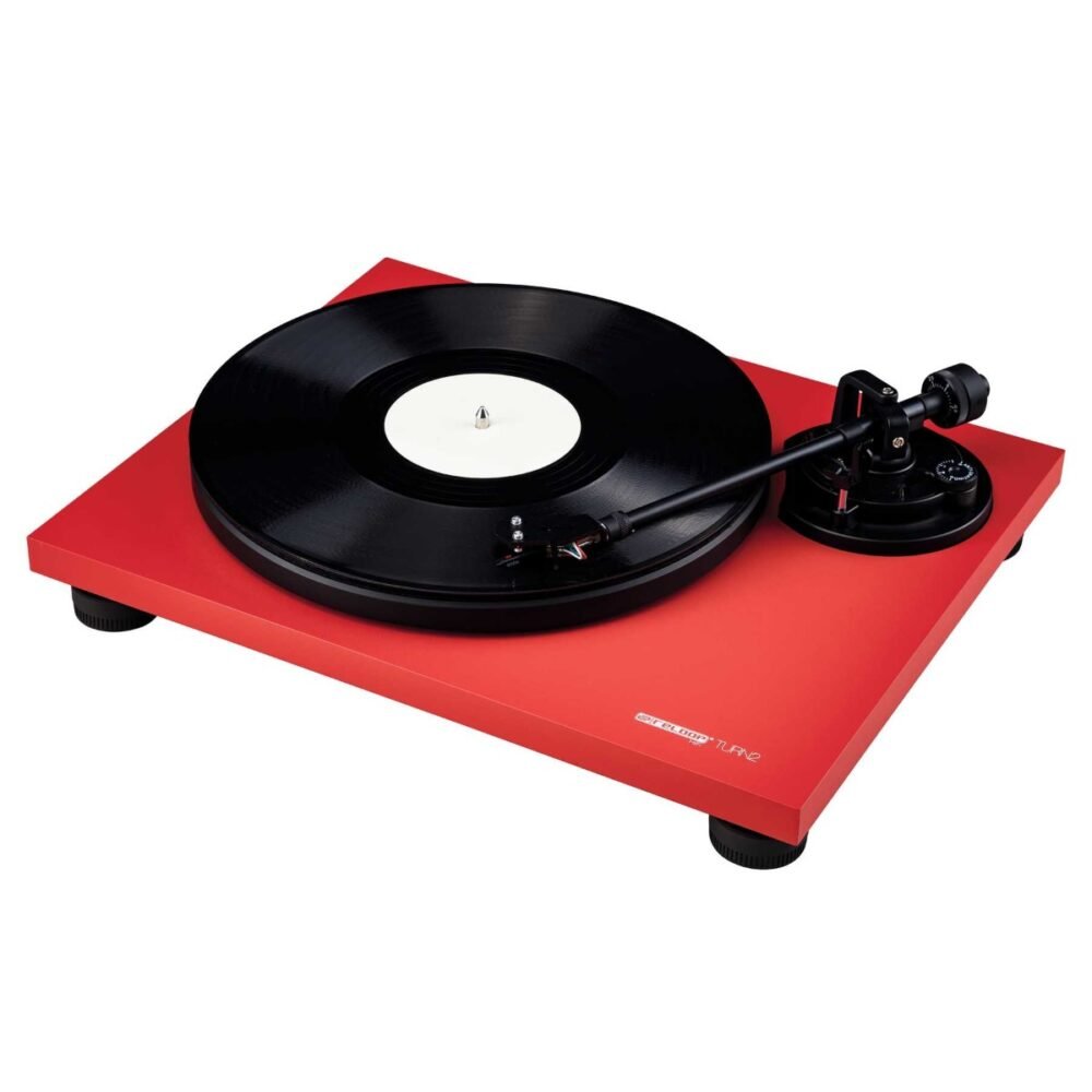 Alternative view of Reloop Turn 2 Red Analogue HiFi Turntable