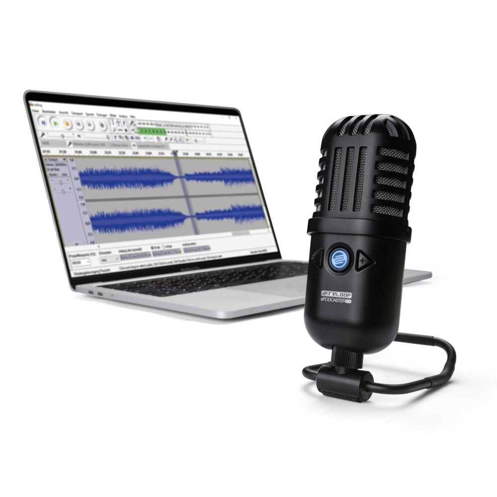 Alternative view of Reloop sPodcasterGo Professional USB Podcast Microphone