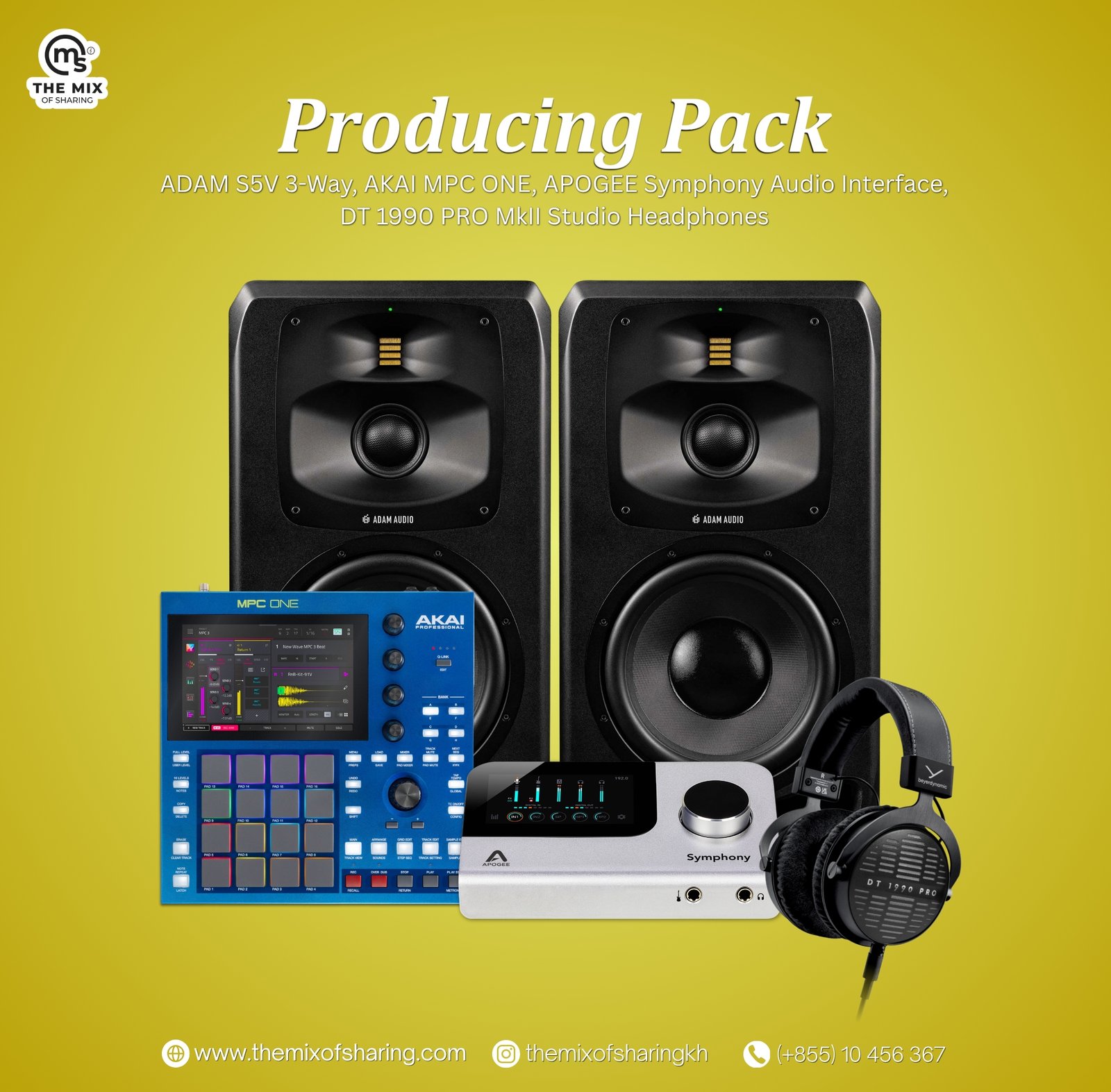 ADAM Audio S5V Producing Pack