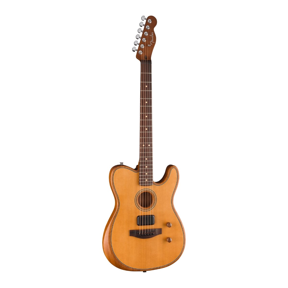 Fender Acoustasonic® Standard Telecaster®, Aged Natural - Image 3