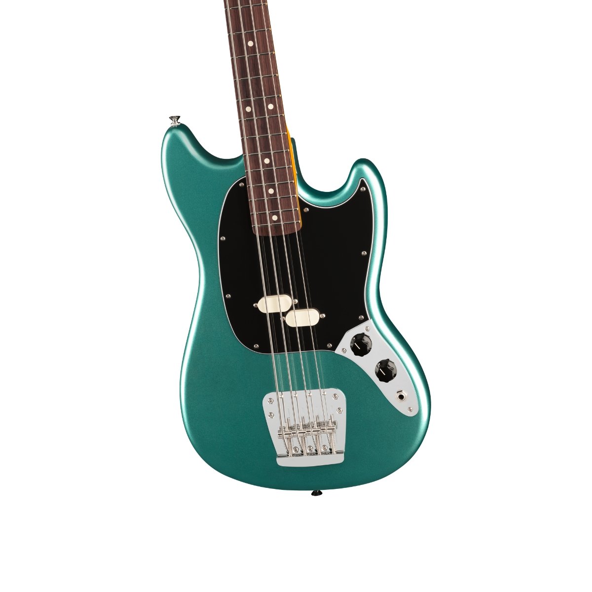 Fender American Professional Classic Mustang Bass®, Faded Sherwood Green Metallic - Image 3