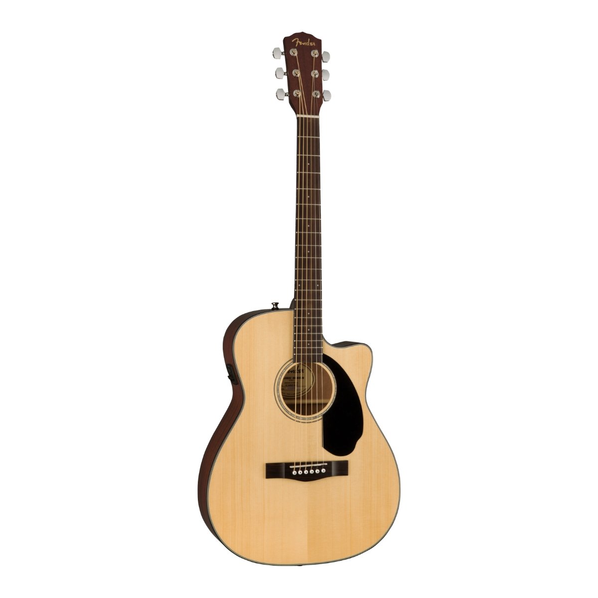 Fender CC-60SCE Concert, Walnut Fingerboard, Natural - Image 3