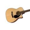 Fender CC-60SCE Concert, Walnut Fingerboard, Natural - Image 4