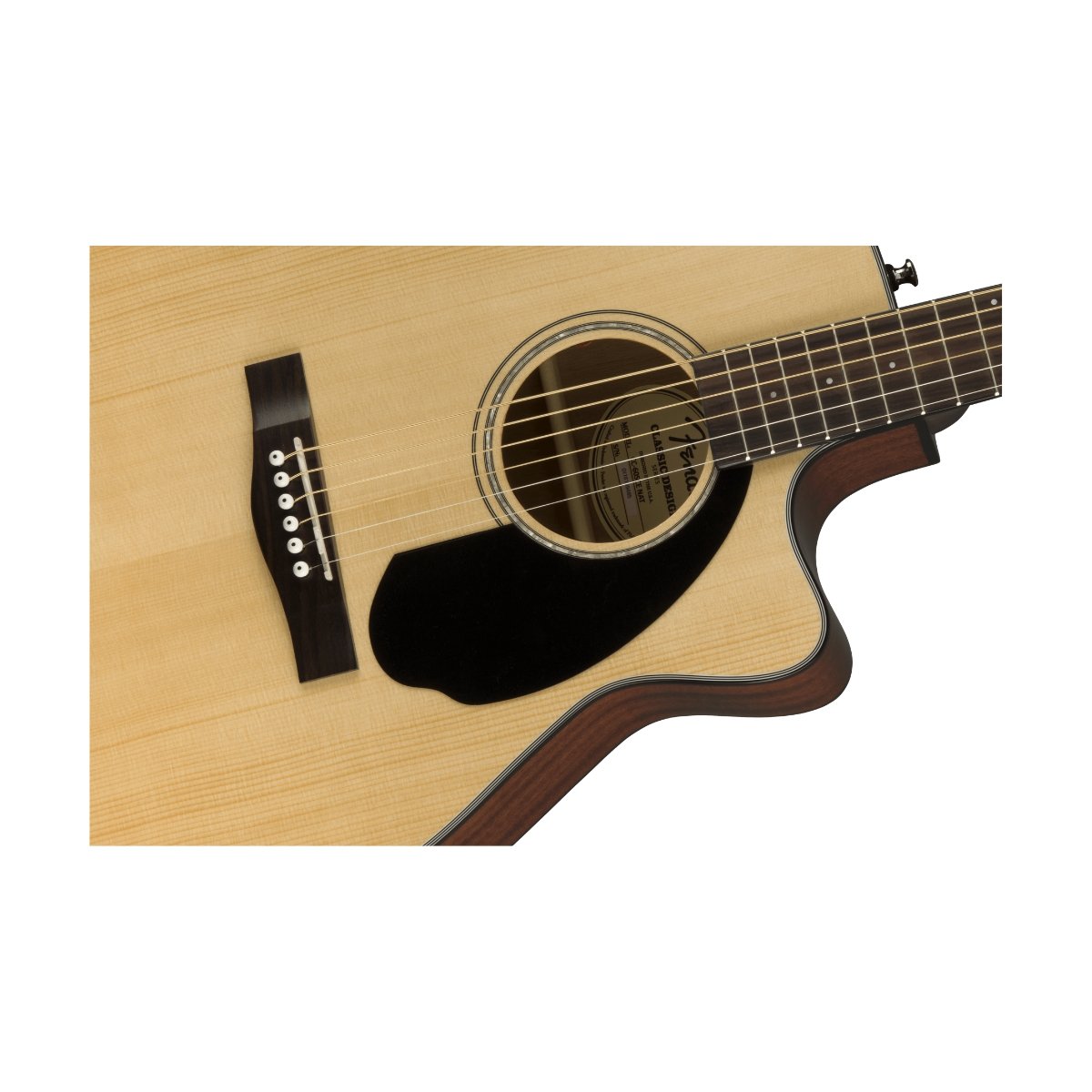 Fender CC-60SCE Concert, Walnut Fingerboard, Natural - Image 5