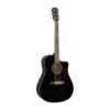 Fender CD-60SCE Dreadnought, Walnut Fingerboard, Black - Image 3