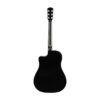 Fender CD-60SCE Dreadnought, Walnut Fingerboard, Black - Image 2