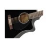 Fender CD-60SCE Dreadnought, Walnut Fingerboard, Black - Image 5