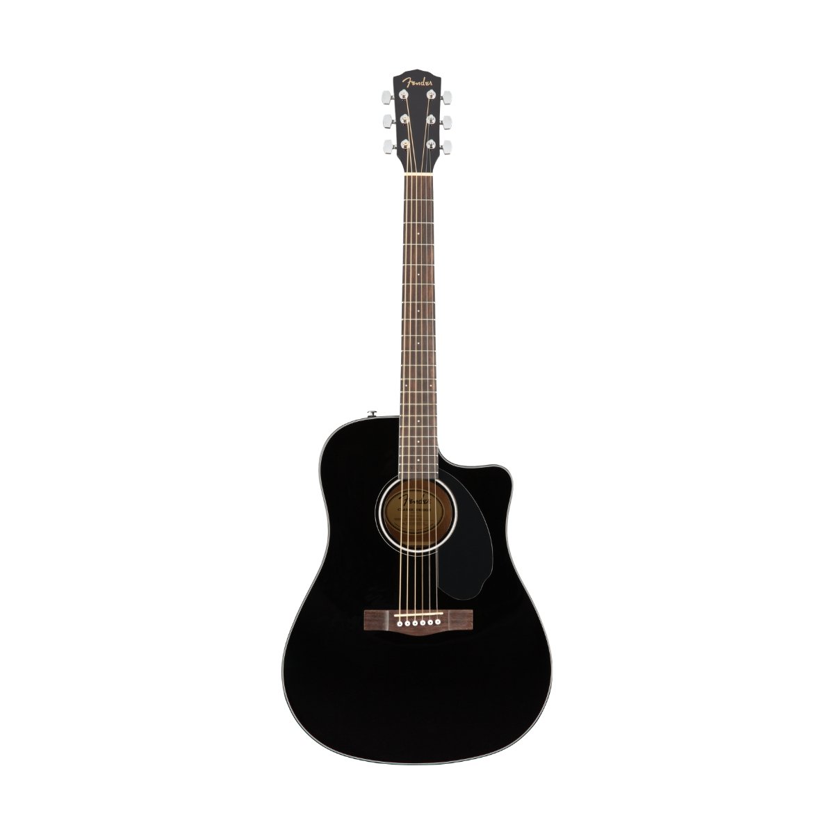 Fender CD-60SCE Dreadnought, Walnut Fingerboard, Black