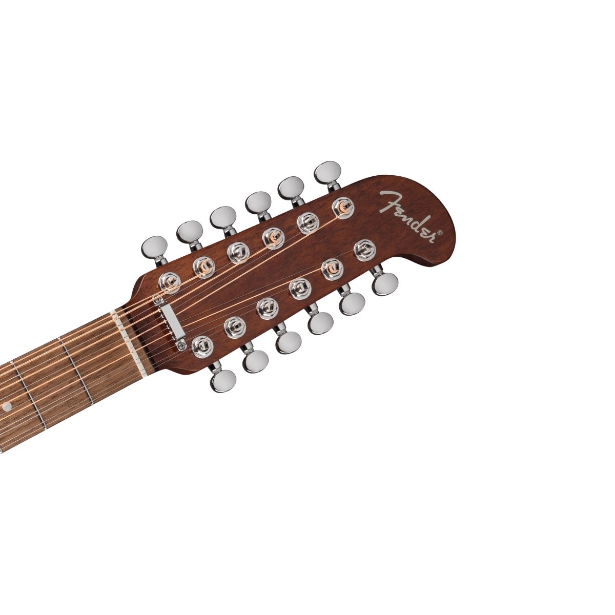 Fender California Deluxe Villager™ E, Walnut Fingerboard, Honey Sunburst - Image 6