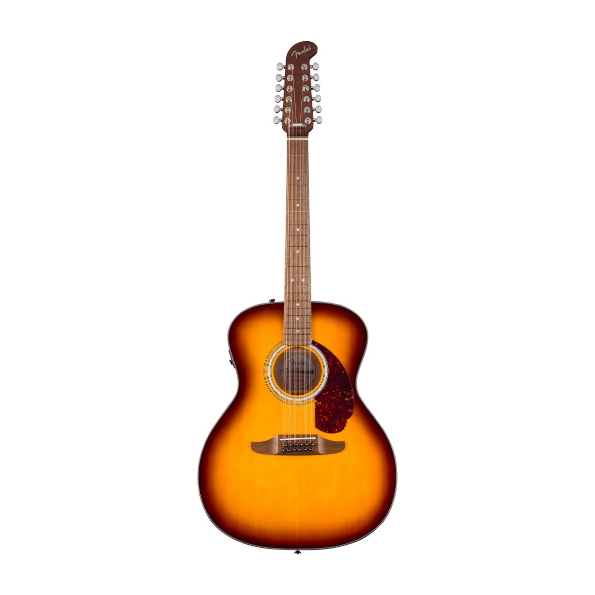 Fender California Deluxe Villager™ E, Walnut Fingerboard, Honey Sunburst