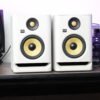 KRK ROKIT 5 Gen4 Studio Monitor – White, Pair (Used, Good Condition) - Image 2